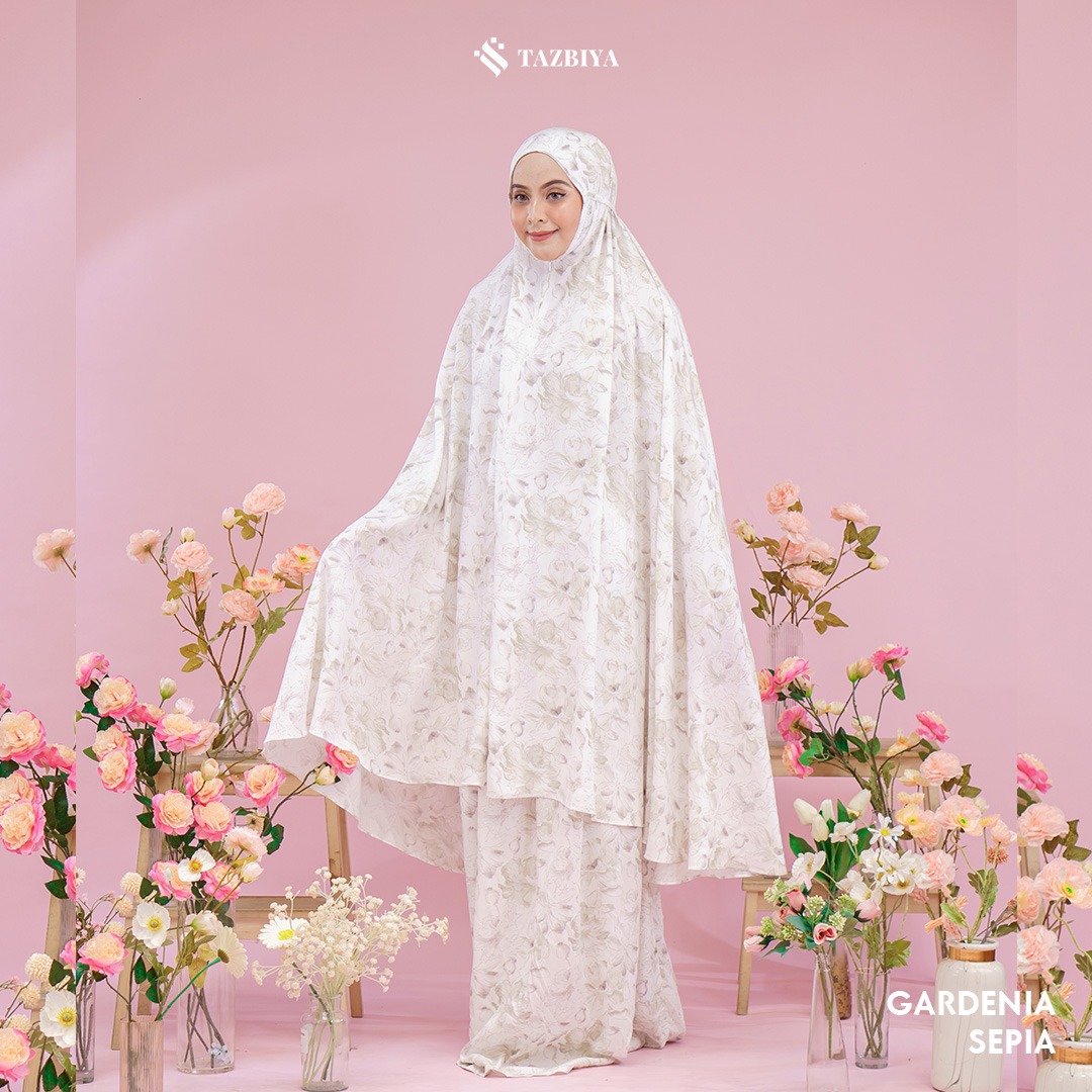 TAZBIYA MUKENA RAYON GARDENIA SERIES ALLSIZE