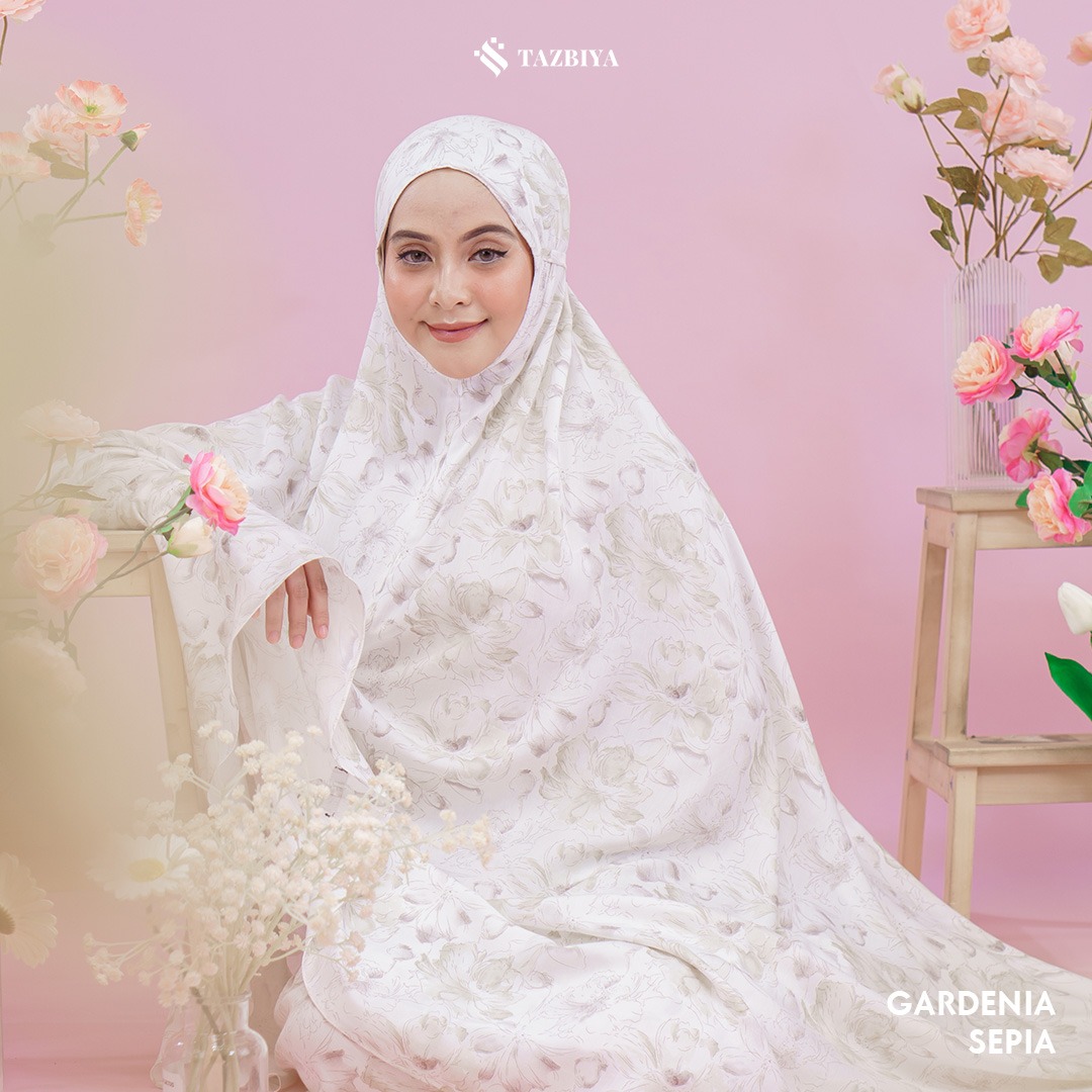 TAZBIYA MUKENA RAYON GARDENIA SERIES ALLSIZE