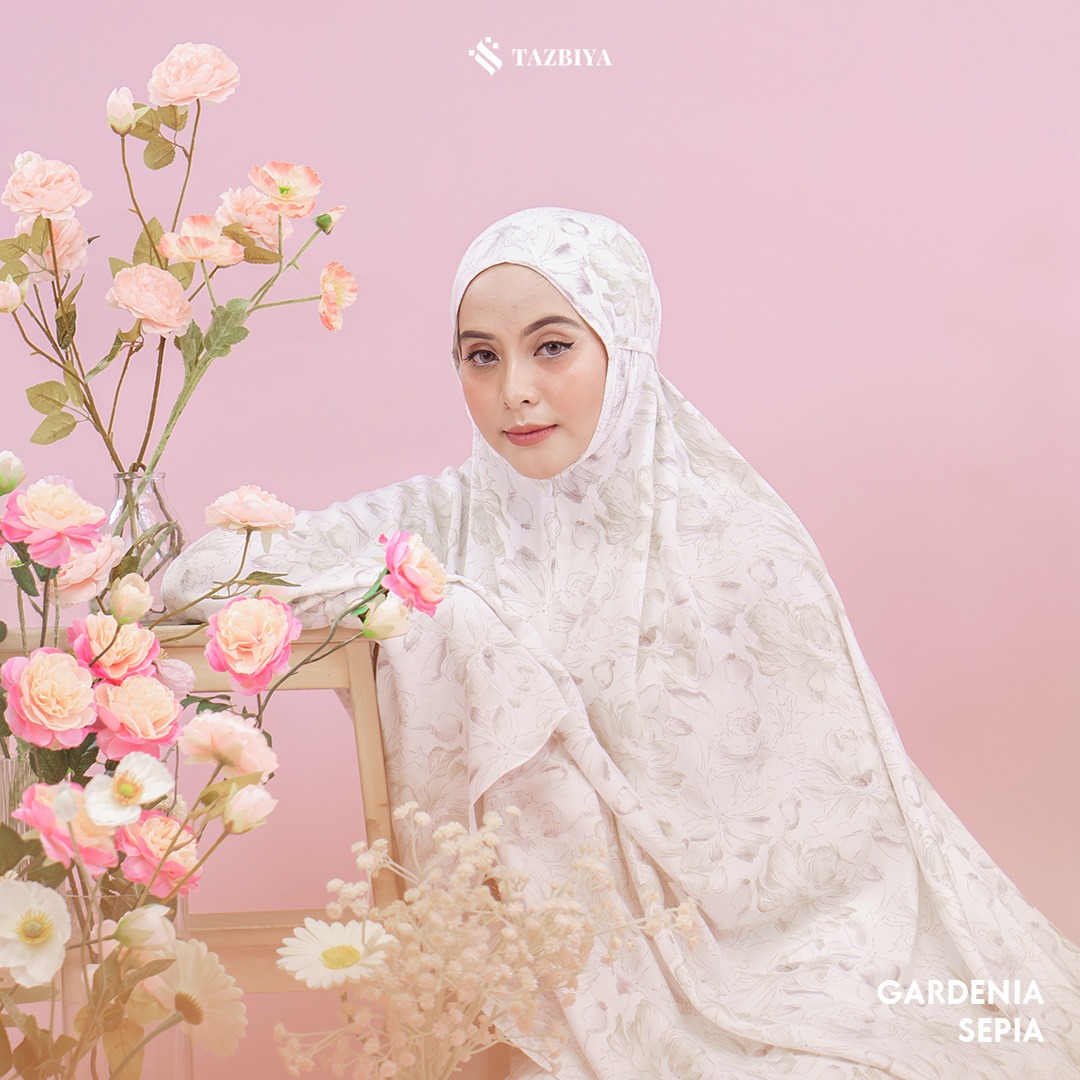 TAZBIYA MUKENA RAYON GARDENIA SERIES ALLSIZE