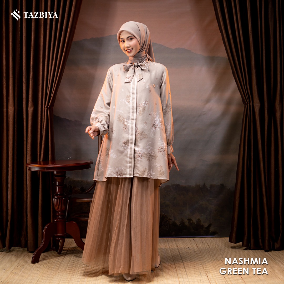 TAZBIYA MUSLIMWEAR TUNIK SHAKILA SPANDEX NASHMIA SERIES