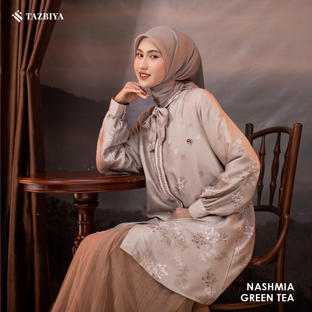TAZBIYA MUSLIMWEAR TUNIK SHAKILA SPANDEX NASHMIA SERIES