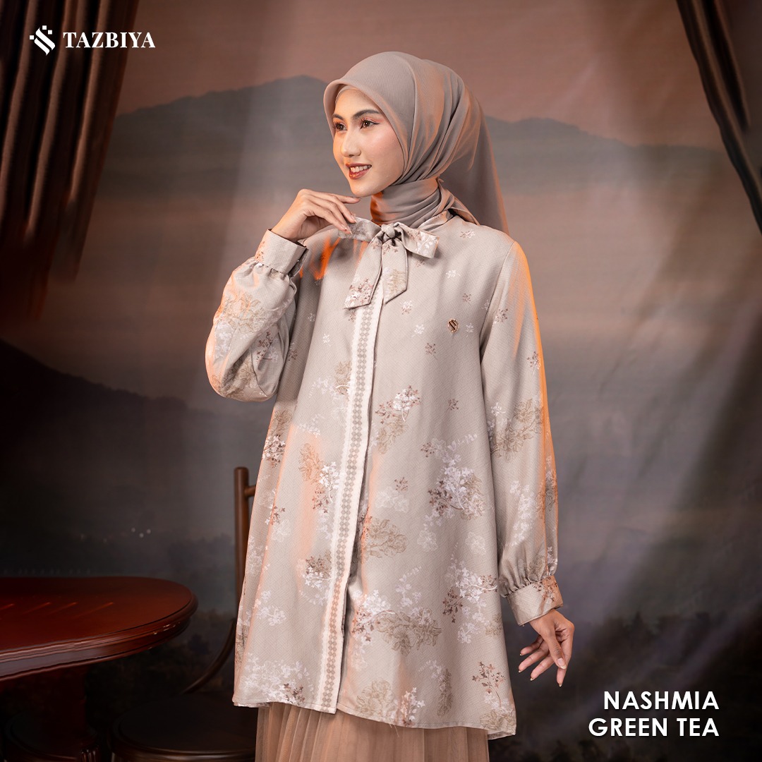 TAZBIYA MUSLIMWEAR TUNIK SHAKILA SPANDEX NASHMIA SERIES