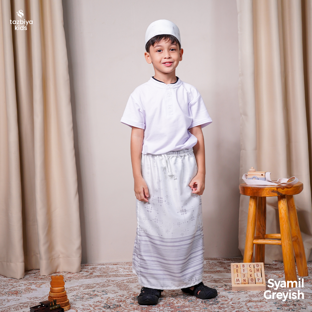 TAZBIYA SARUNG CELANA + PECI ANAK LAKI-LAKI MOTIF | SARUNG CELANA ANAK | SARUNG ANAK TK SD UMUR 1-10 TAHUN