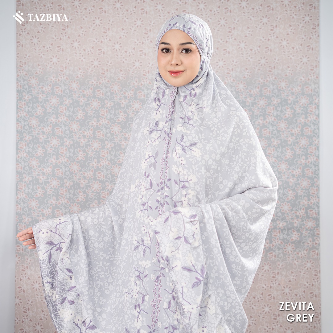MUKENA TAZBIYA X KEMISO SAJADAH RAYON ZEVITA SERIES ALLSIZE