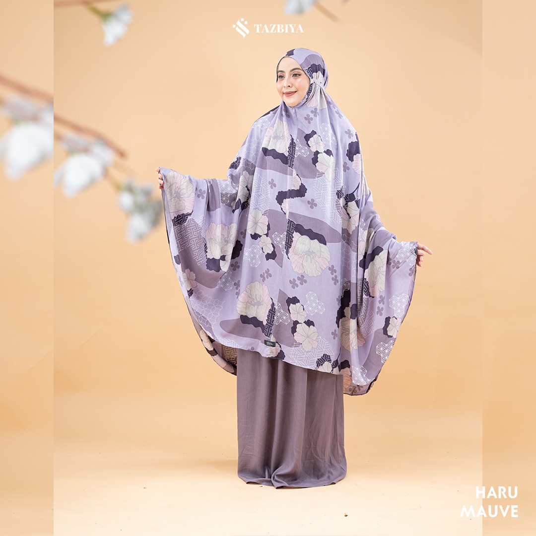 MUKENA TAZBIYA PREMIUM HARU SERIES ALLSIZE