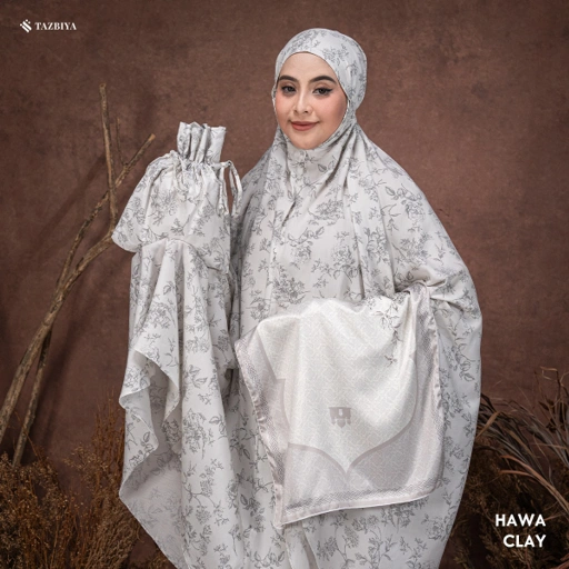 Image of MUKENA TAZBIYA SET SAJADAH 2IN1 HAWA SERIES ALLSIZE