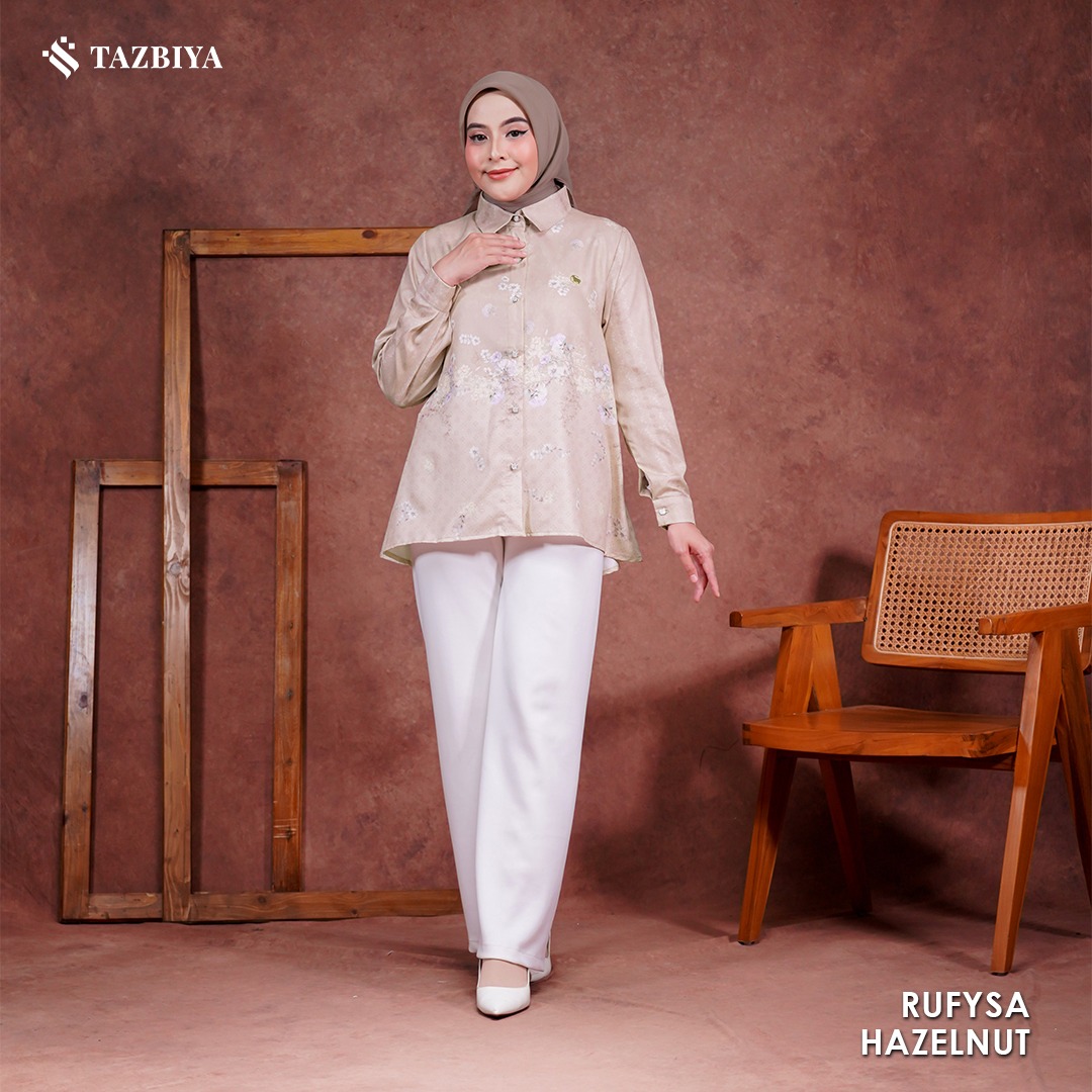 TAZBIYA BLOUSE RUFSYA SERIES | BLOUSE PREMIUM | ATASAN WANITA