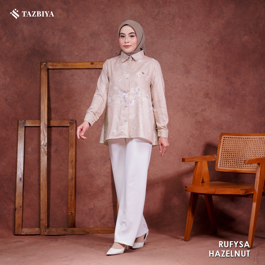 TAZBIYA BLOUSE RUFSYA SERIES | BLOUSE PREMIUM | ATASAN WANITA