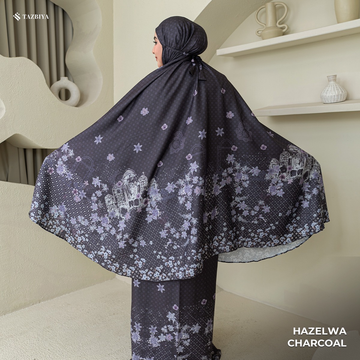 TAZBIYA MUKENA PREMIUM COTTON HAZELWA SERIES ALLSIZE