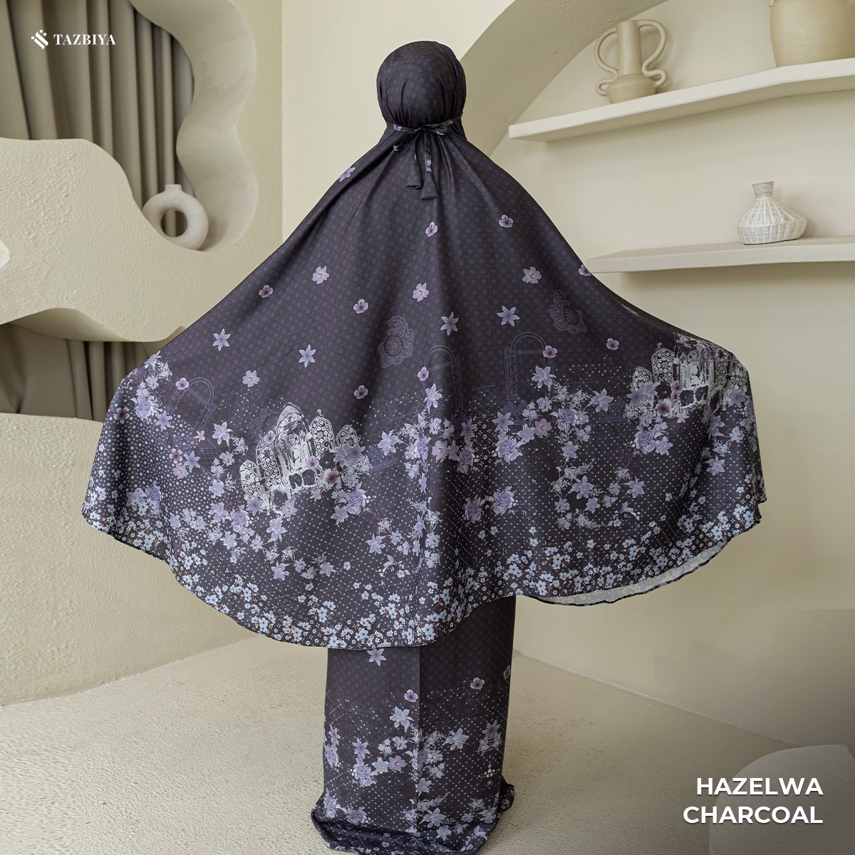 TAZBIYA MUKENA PREMIUM COTTON HAZELWA SERIES ALLSIZE