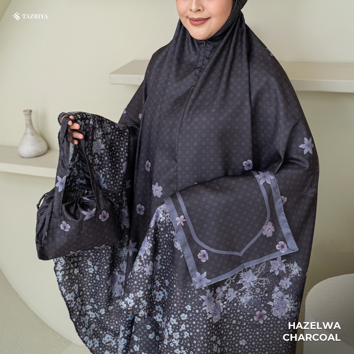 TAZBIYA MUKENA PREMIUM COTTON HAZELWA SERIES ALLSIZE