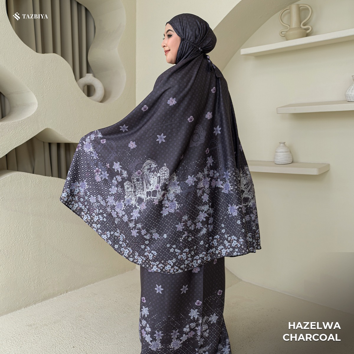 TAZBIYA MUKENA PREMIUM COTTON HAZELWA SERIES ALLSIZE