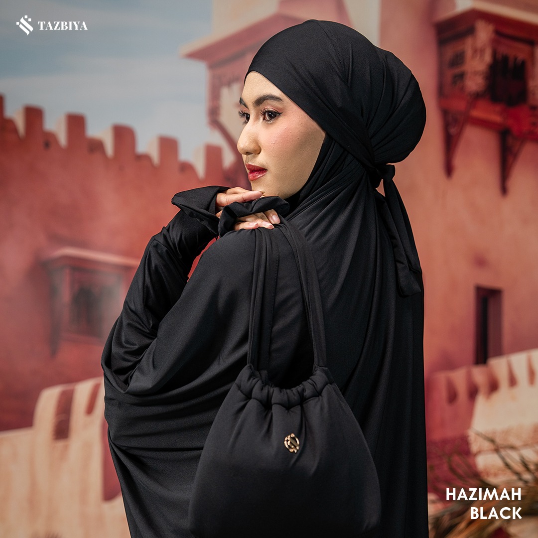 TAZBIYA MUKENA-GAMIS 3IN1 JERSEY HAZIMAH ALLSIZE