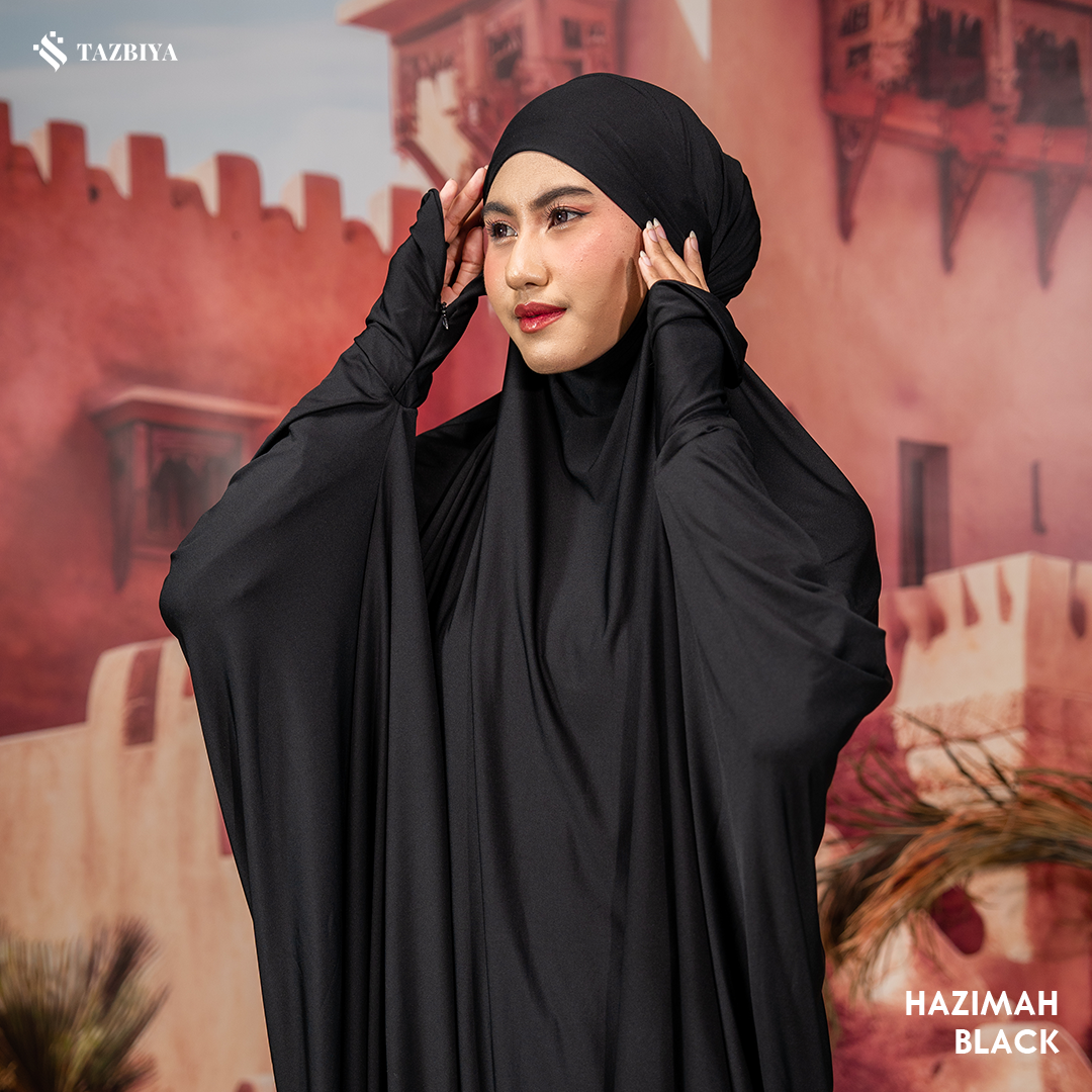 TAZBIYA MUKENA-GAMIS 3IN1 JERSEY HAZIMAH ALLSIZE