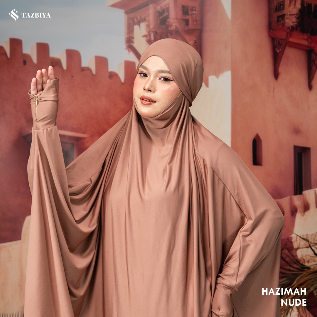 TAZBIYA MUKENA-GAMIS 3IN1 JERSEY HAZIMAH ALLSIZE