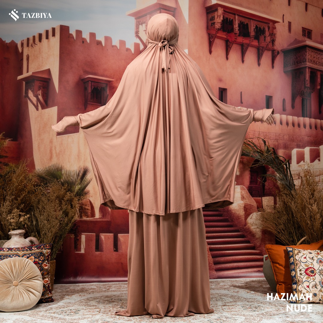TAZBIYA MUKENA-GAMIS 3IN1 JERSEY HAZIMAH ALLSIZE