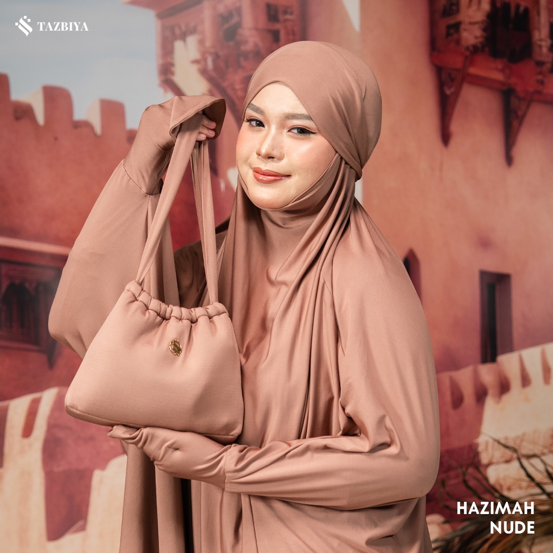 TAZBIYA MUKENA-GAMIS 3IN1 JERSEY HAZIMAH ALLSIZE