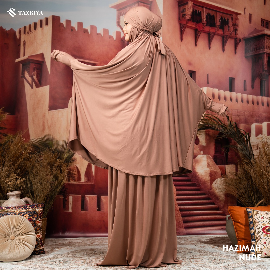 TAZBIYA MUKENA-GAMIS 3IN1 JERSEY HAZIMAH ALLSIZE