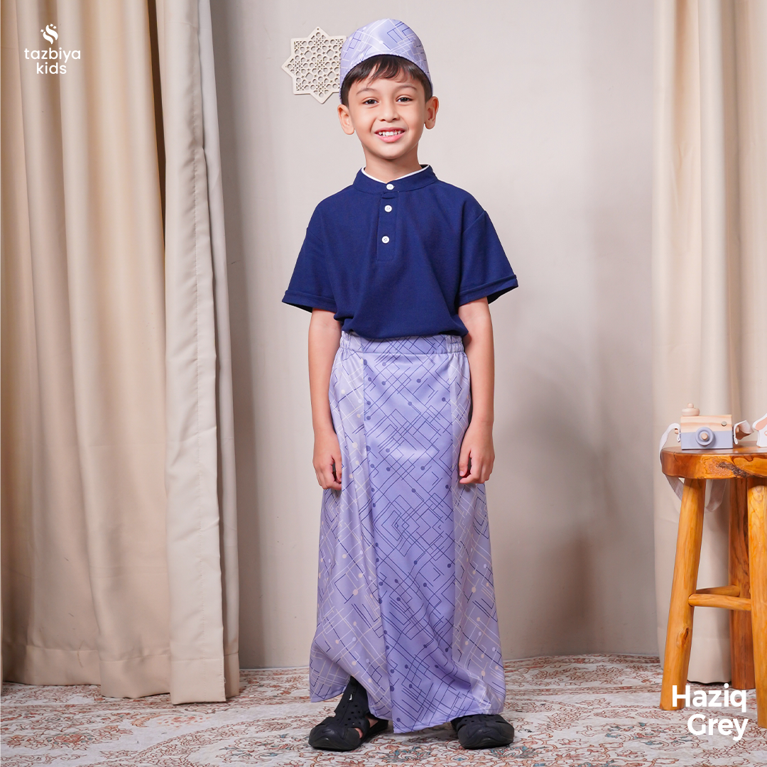 TAZBIYA SARUNG INSTAN + PECI ANAK LAKI-LAKI MOTIF | SARUNG ANAK INSTAN | SARUNG ANAK TK SD UMUR 1-10 TAHUN