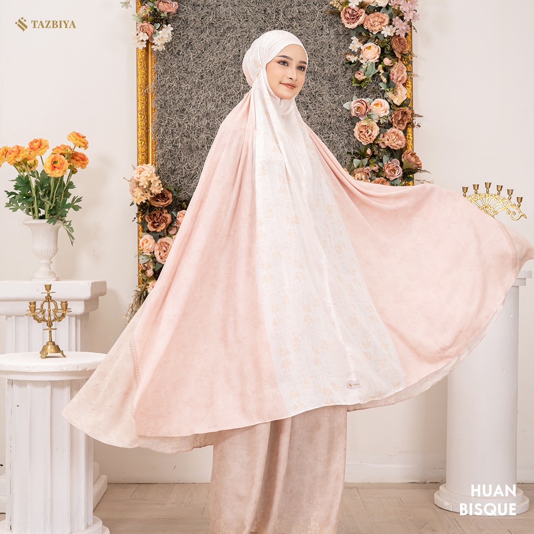 TAZBIYA HUAN SERIES I Mukena 2IN1 Rayon Jumbo Dewasa
