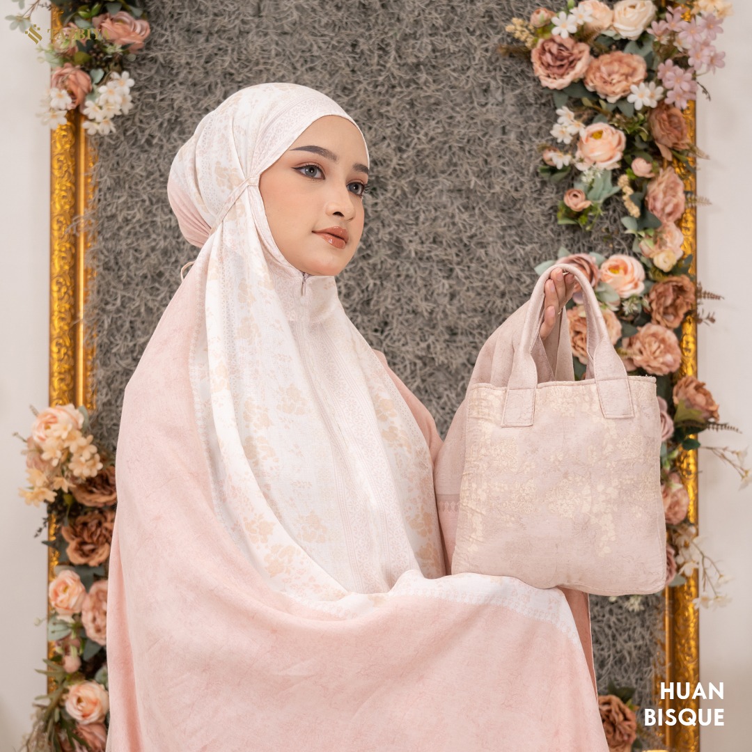 TAZBIYA HUAN SERIES I Mukena 2IN1 Rayon Jumbo Dewasa