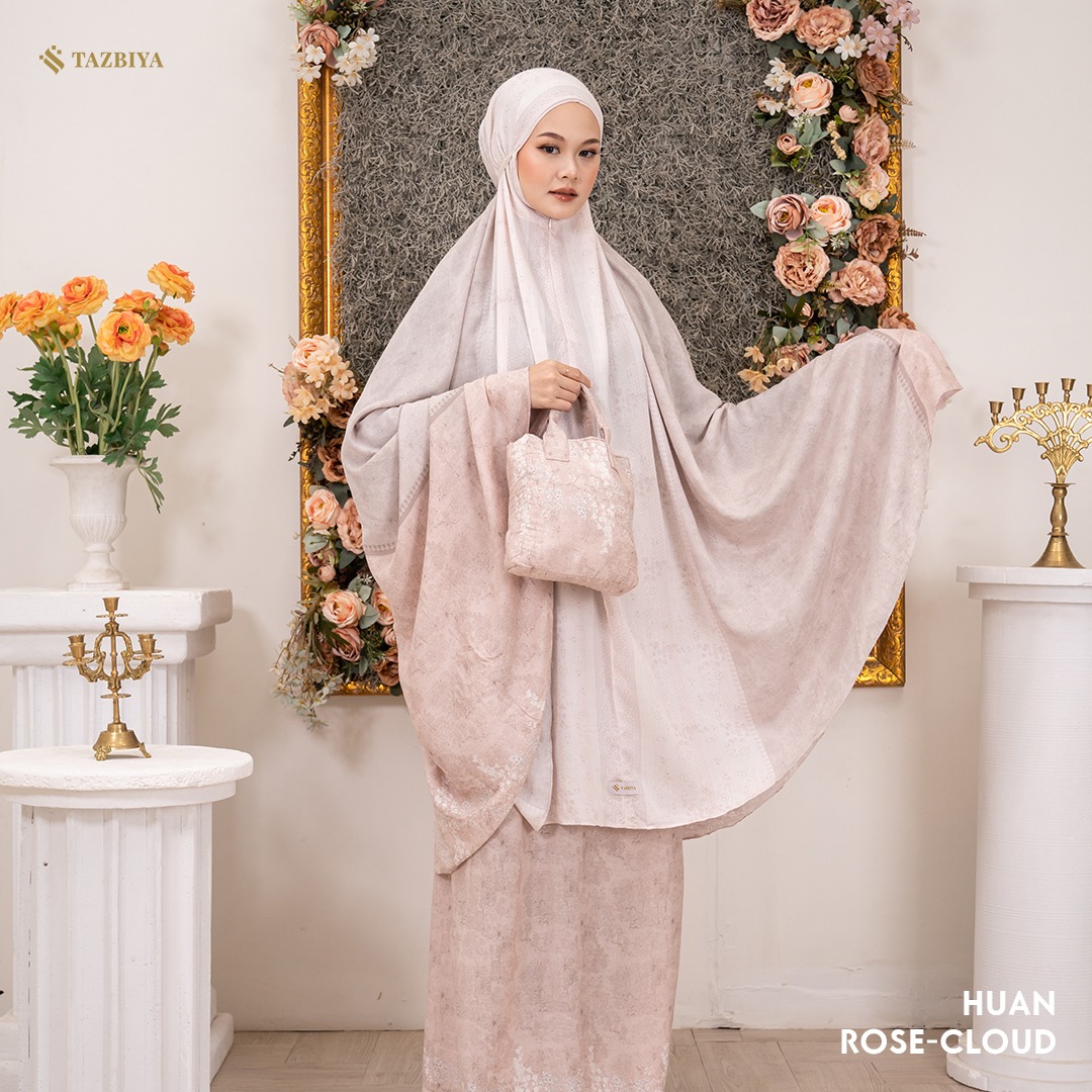 TAZBIYA HUAN SERIES I Mukena 2IN1 Rayon Jumbo Dewasa