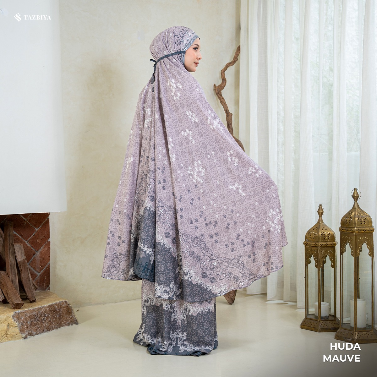 TAZBIYA MUKENA HUDA SERIES | MUKENA RAYON SAJADAH PREMIUM 2IN1 DEWASA