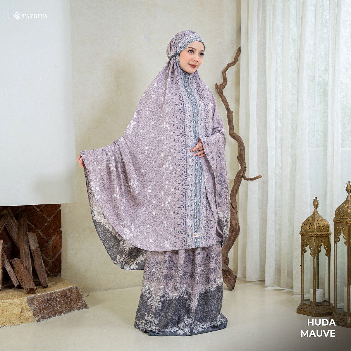 TAZBIYA MUKENA HUDA SERIES | MUKENA RAYON SAJADAH PREMIUM 2IN1 DEWASA