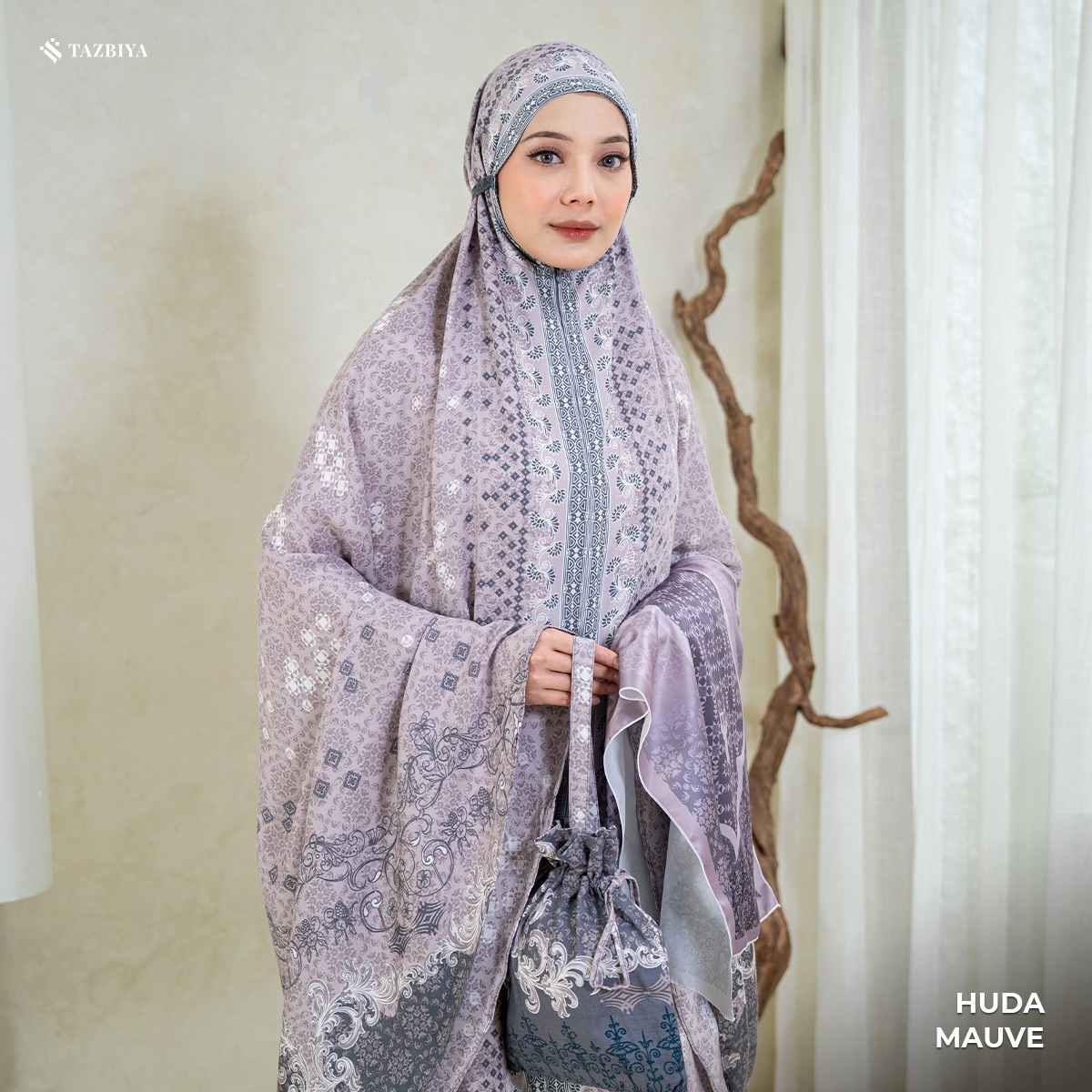 TAZBIYA MUKENA HUDA SERIES | MUKENA RAYON SAJADAH PREMIUM 2IN1 DEWASA