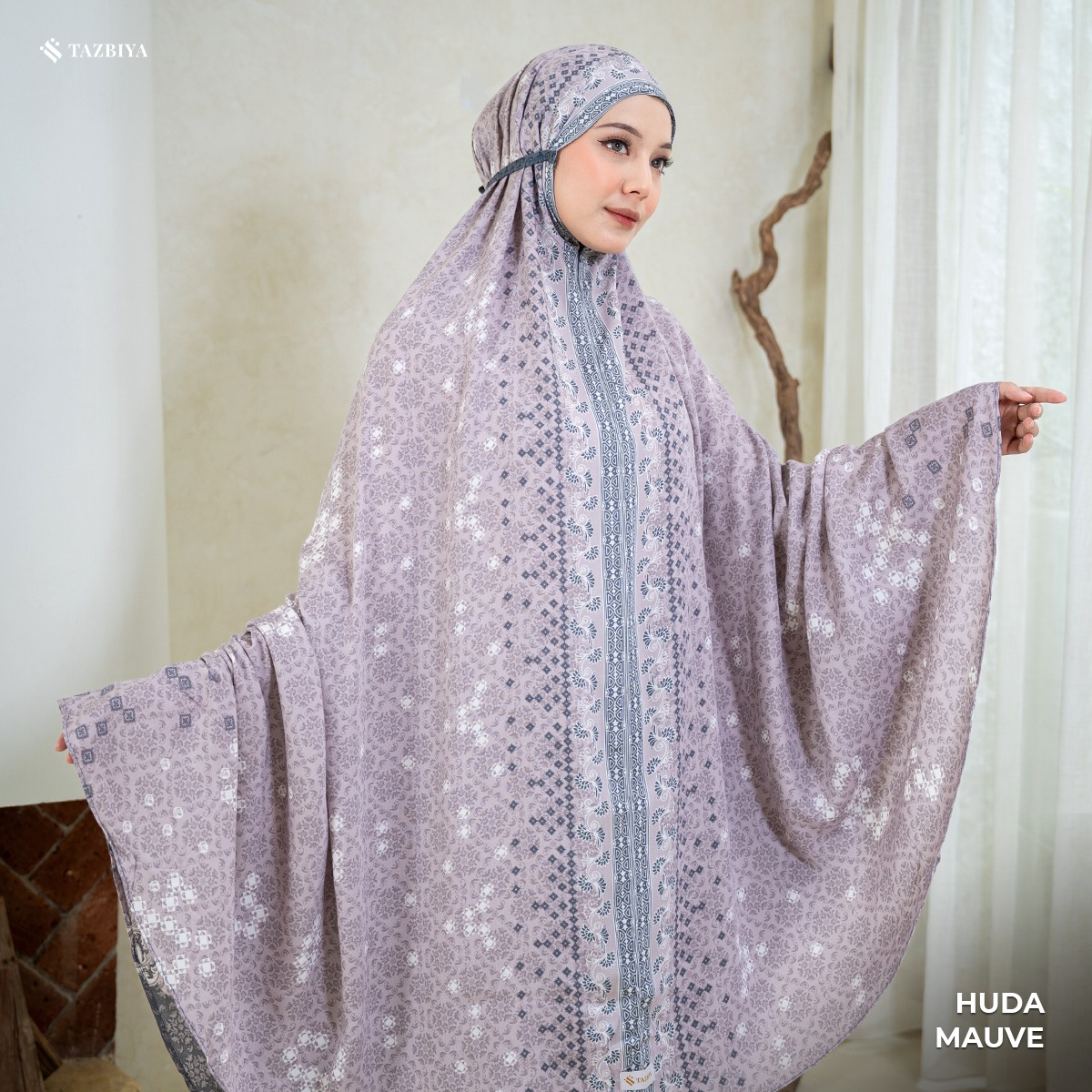 TAZBIYA MUKENA HUDA SERIES | MUKENA RAYON SAJADAH PREMIUM 2IN1 DEWASA