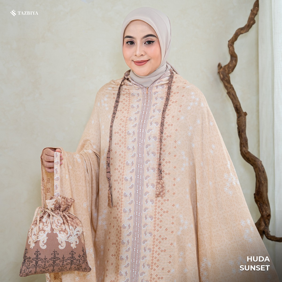 TAZBIYA MUKENA HUDA SERIES | MUKENA RAYON SAJADAH PREMIUM 2IN1 DEWASA