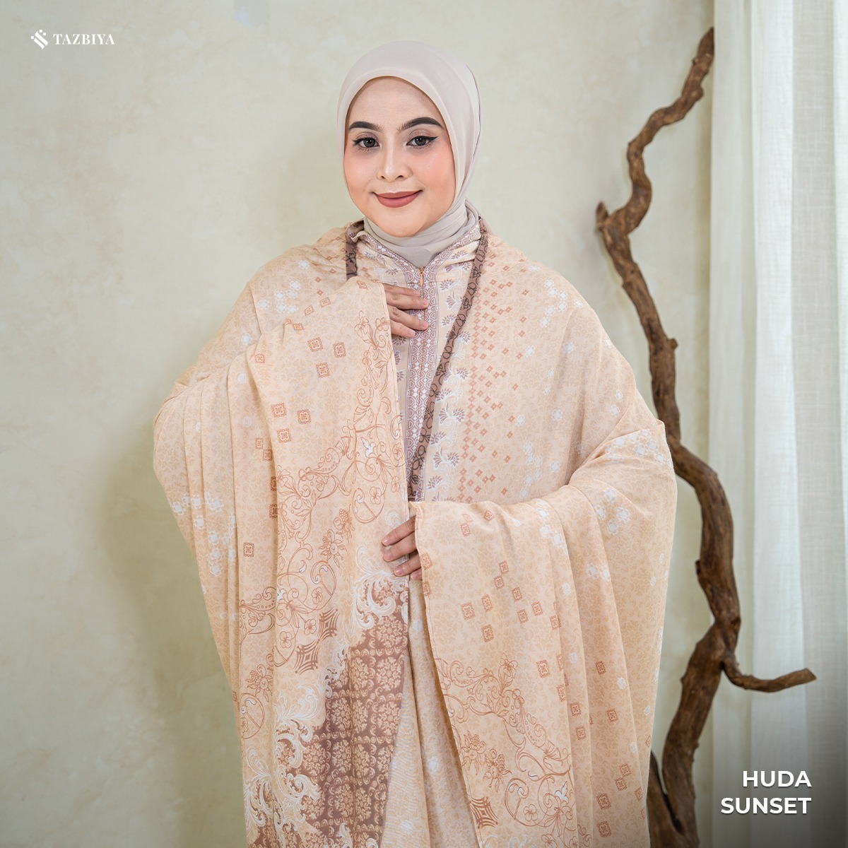 TAZBIYA MUKENA HUDA SERIES | MUKENA RAYON SAJADAH PREMIUM 2IN1 DEWASA
