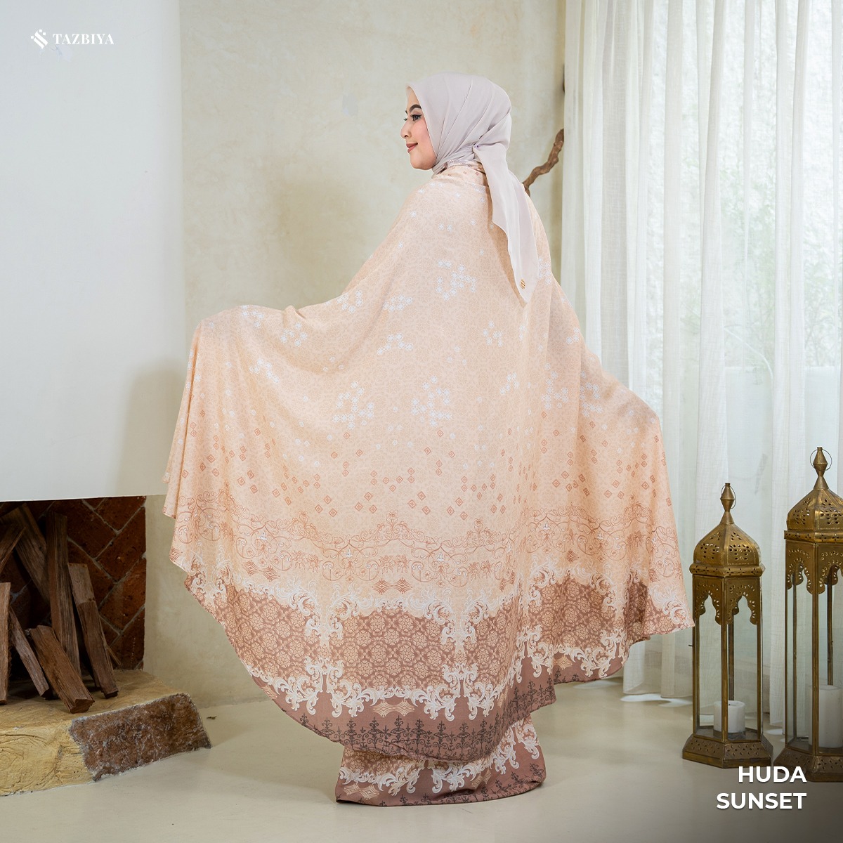 TAZBIYA MUKENA HUDA SERIES | MUKENA RAYON SAJADAH PREMIUM 2IN1 DEWASA