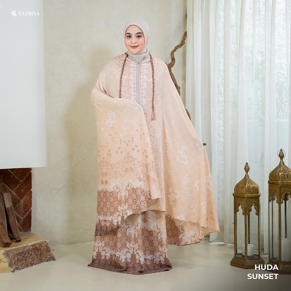 TAZBIYA MUKENA HUDA SERIES | MUKENA RAYON SAJADAH PREMIUM 2IN1 DEWASA