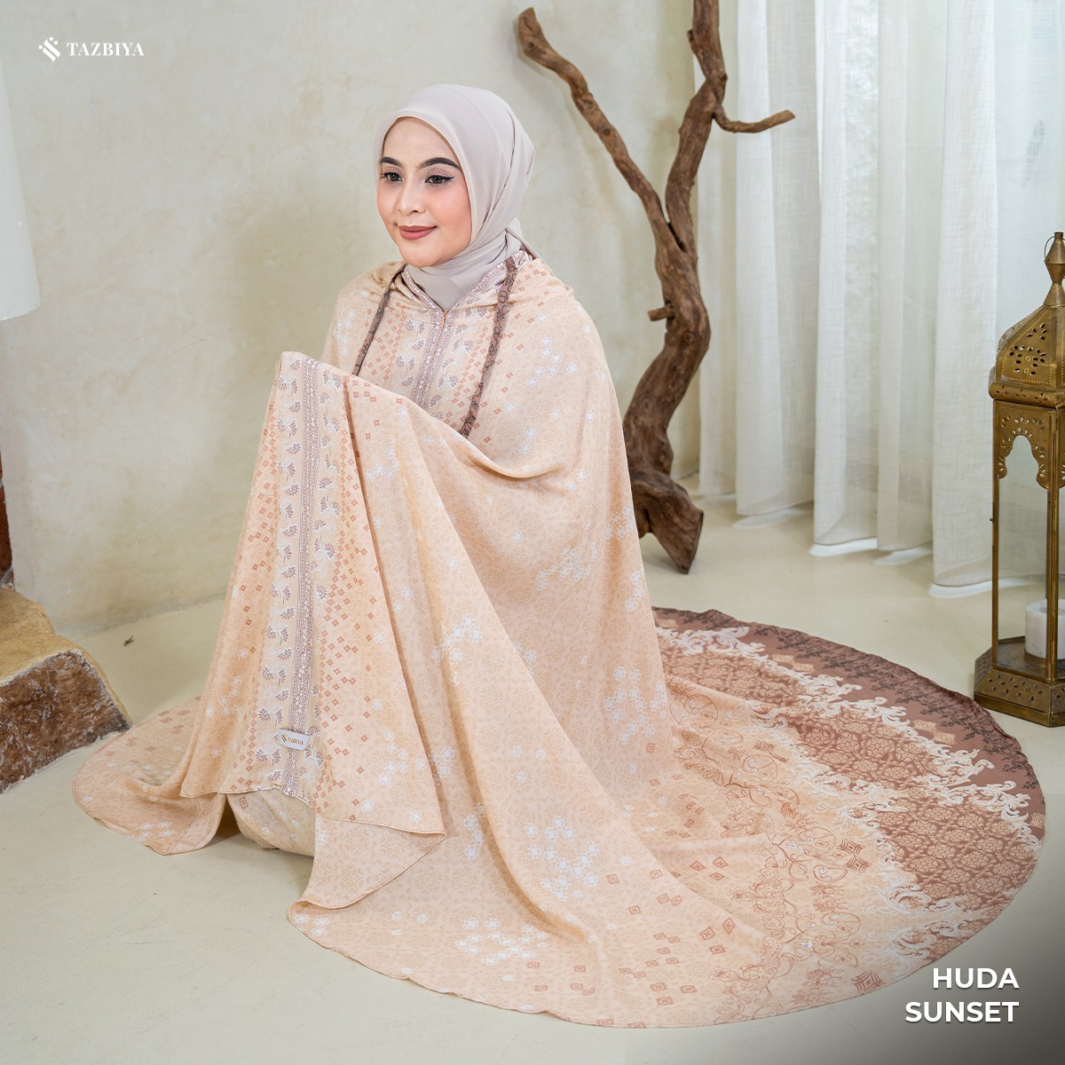 TAZBIYA MUKENA HUDA SERIES | MUKENA RAYON SAJADAH PREMIUM 2IN1 DEWASA