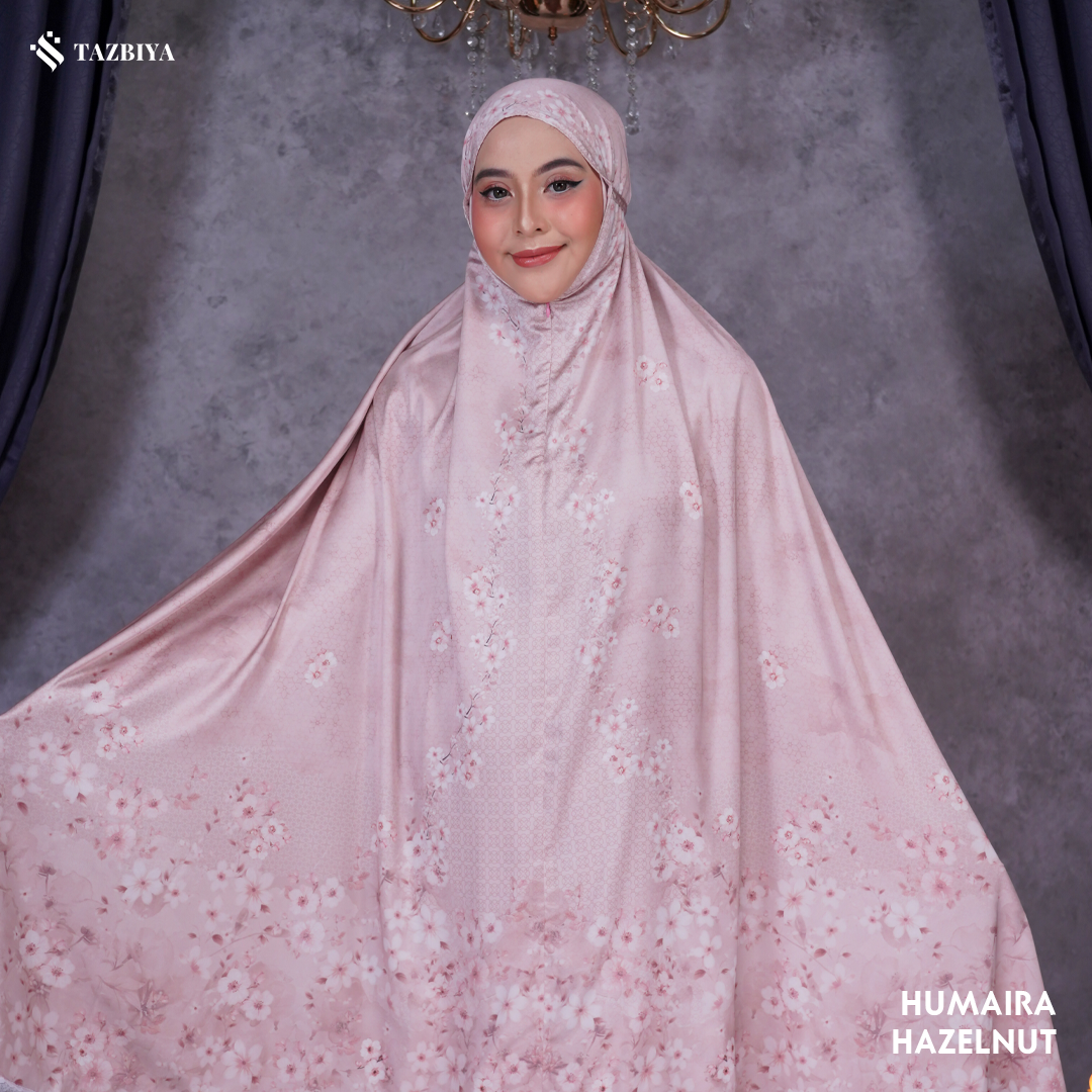 TAZBIYA MUKENA SILK RUFFLE HUMAIRA SERIES ALLSIZE