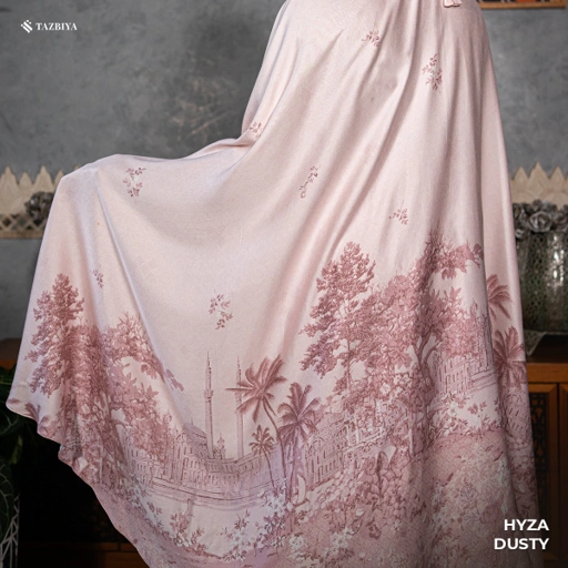 Image of MUKENA TAZBIYA PREMIUM HYZA I Mukena Rayon Satin Jumbo Dewasa