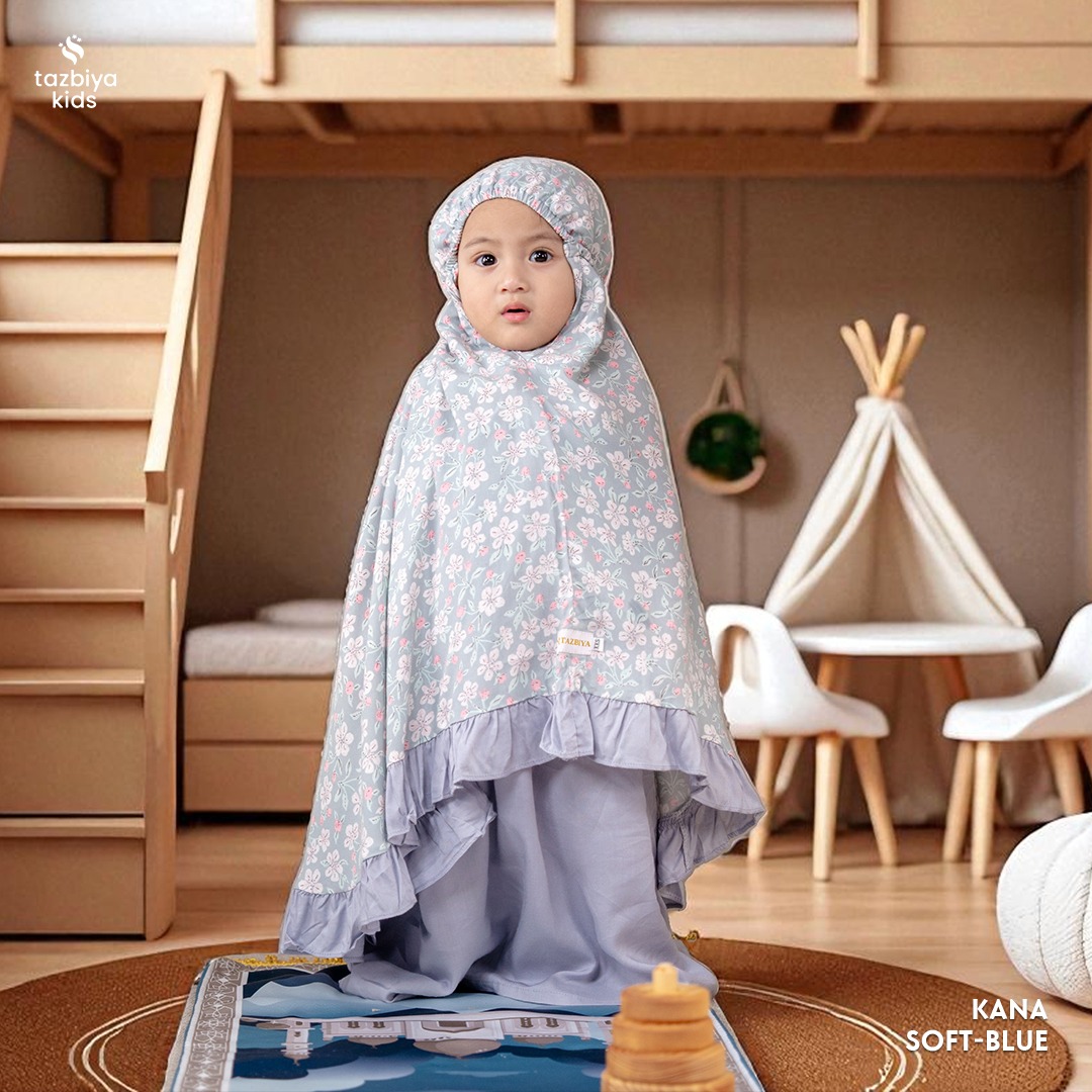 TAZBIYA MUKENA ANAK KECIL RAYON SERIES | Mukena Motif Anak PAUD TK | Mukena Anak Batita 1-4 Tahun