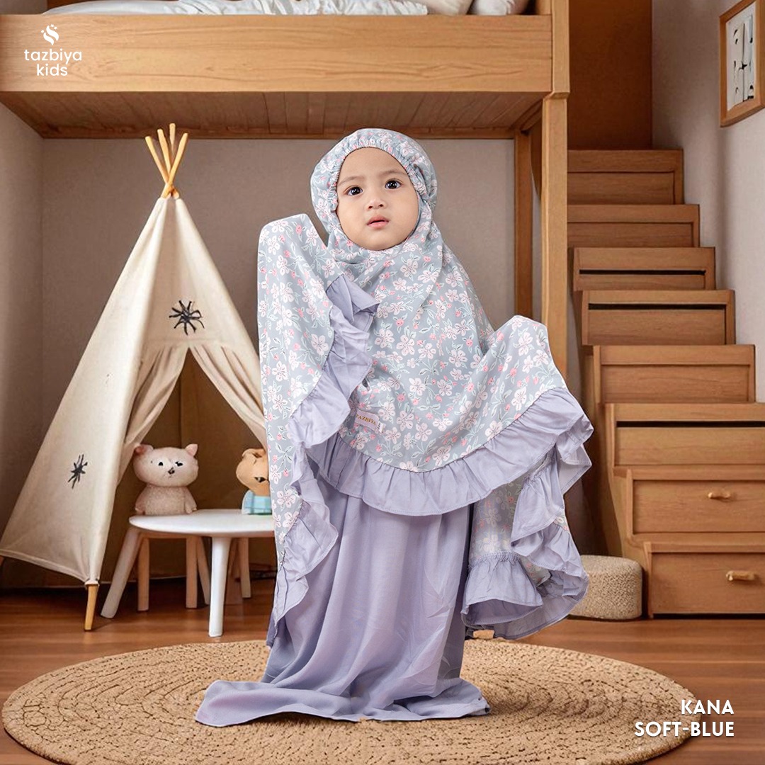TAZBIYA MUKENA ANAK KECIL RAYON SERIES | Mukena Motif Anak PAUD TK | Mukena Anak Batita 1-4 Tahun