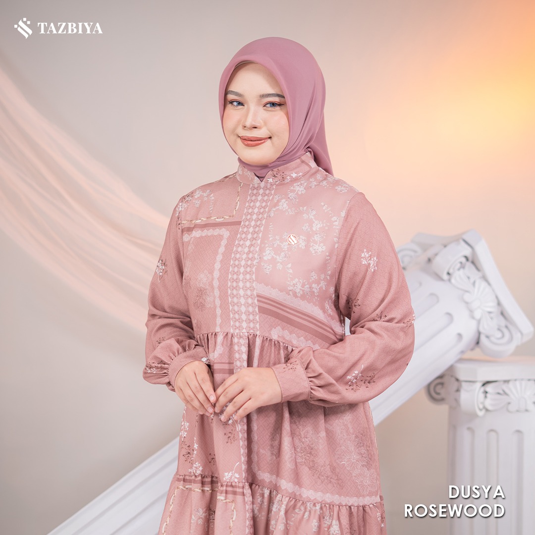 TAZBIYA MUSLIMWEAR TUNIK SHAKILA SPANDEX DUSYA SERIES