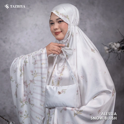 Image of TAZBIYA MUKENA SILK PREMIUM FAREENA SERIES ALLSIZE