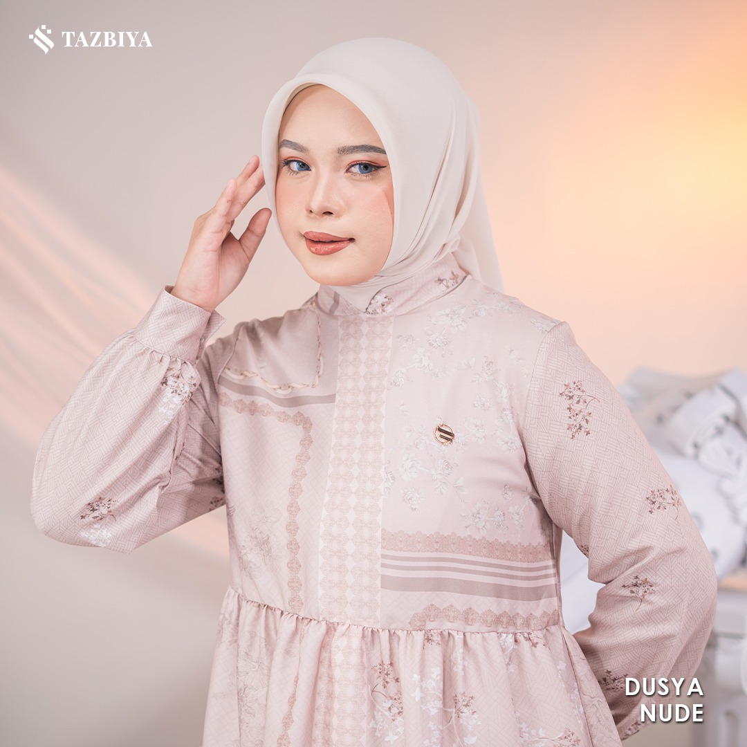 TAZBIYA MUSLIMWEAR TUNIK SHAKILA SPANDEX DUSYA SERIES