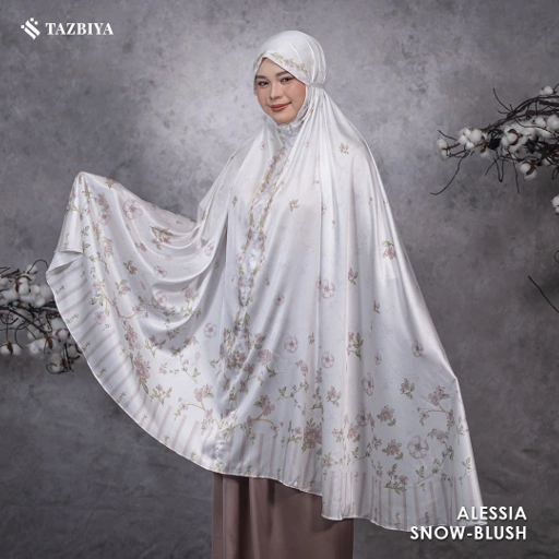 Image of TAZBIYA MUKENA SILK PREMIUM FAREENA SERIES ALLSIZE