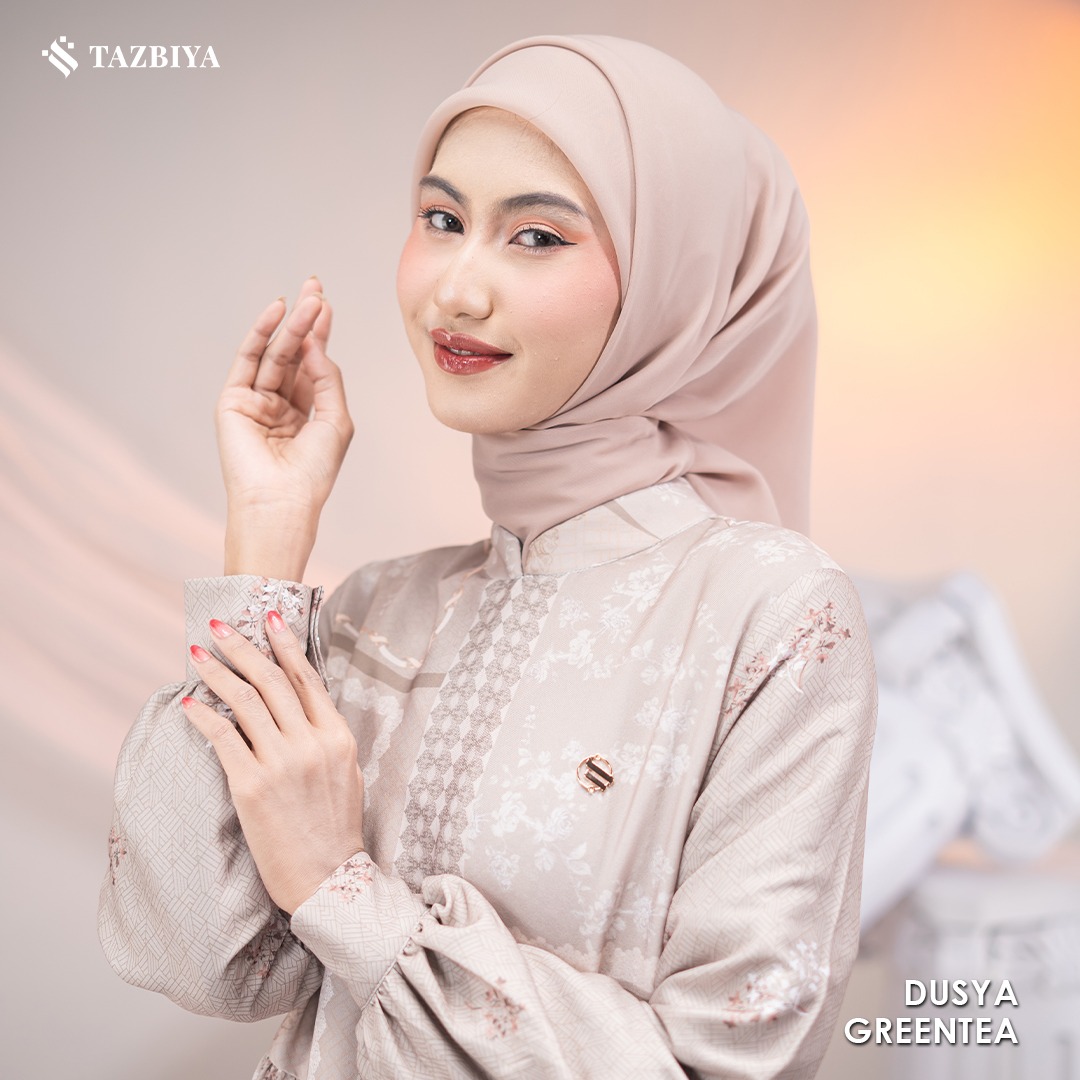 TAZBIYA MUSLIMWEAR TUNIK SHAKILA SPANDEX DUSYA SERIES
