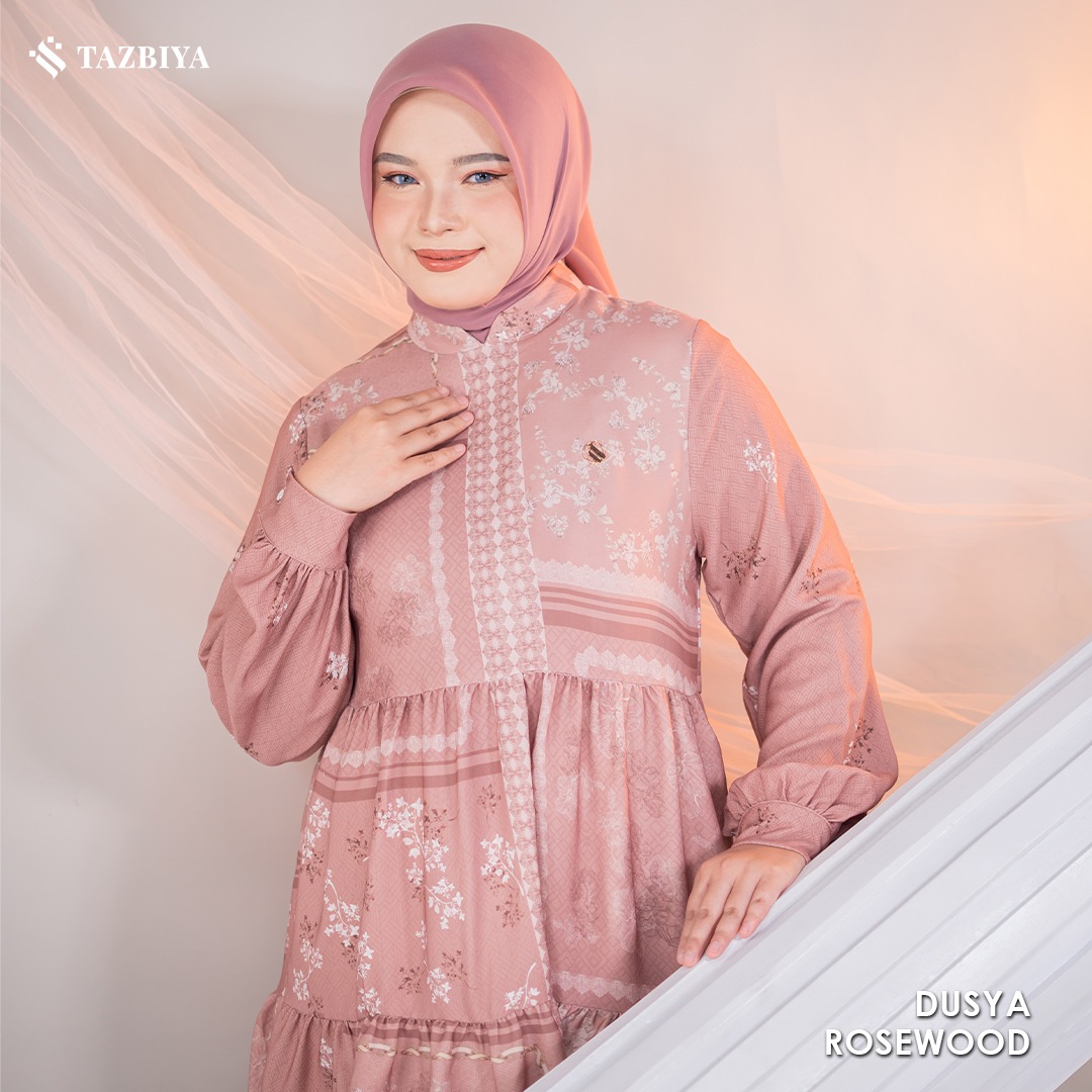 TAZBIYA MUSLIMWEAR TUNIK SHAKILA SPANDEX DUSYA SERIES