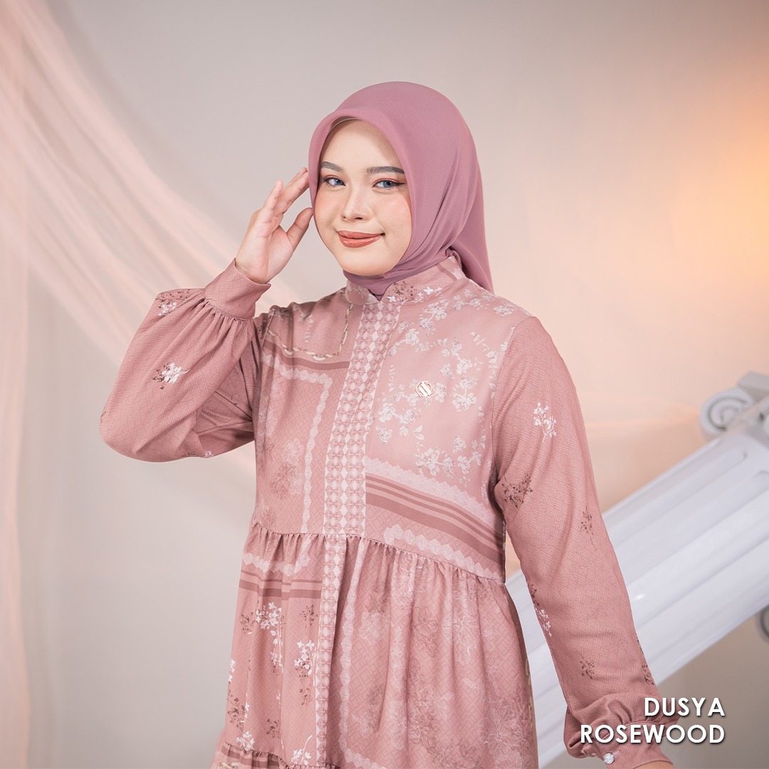 TAZBIYA MUSLIMWEAR TUNIK SHAKILA SPANDEX DUSYA SERIES