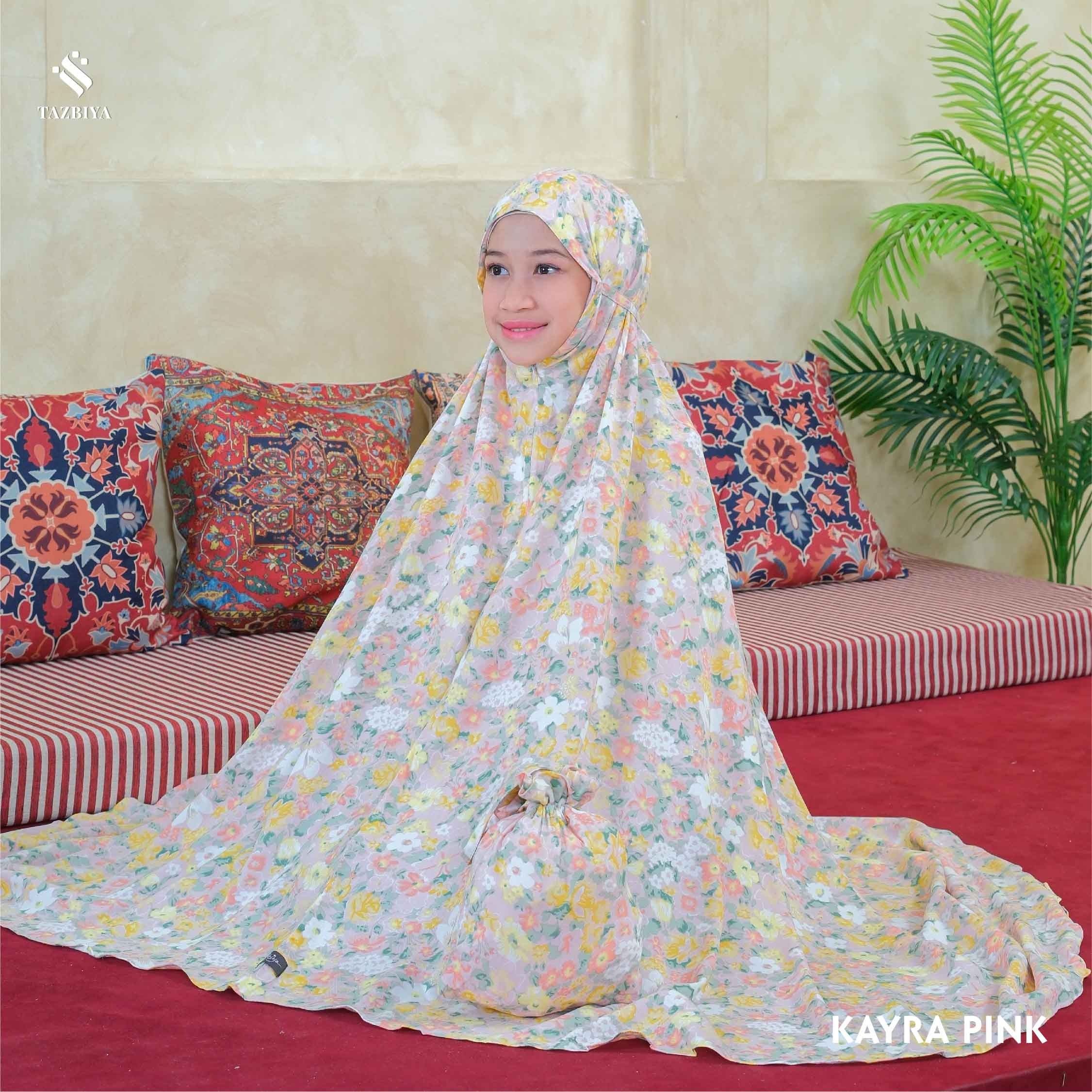 MUKENA TAZBIYA ANAK TANGGUNG KAYRA SERIES I TAS SELEMPANG