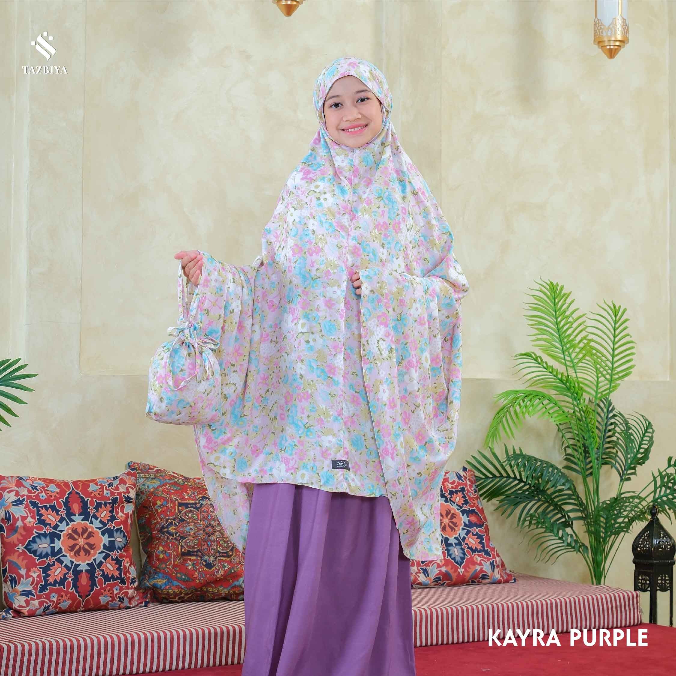 MUKENA TAZBIYA ANAK TANGGUNG KAYRA SERIES I TAS SELEMPANG