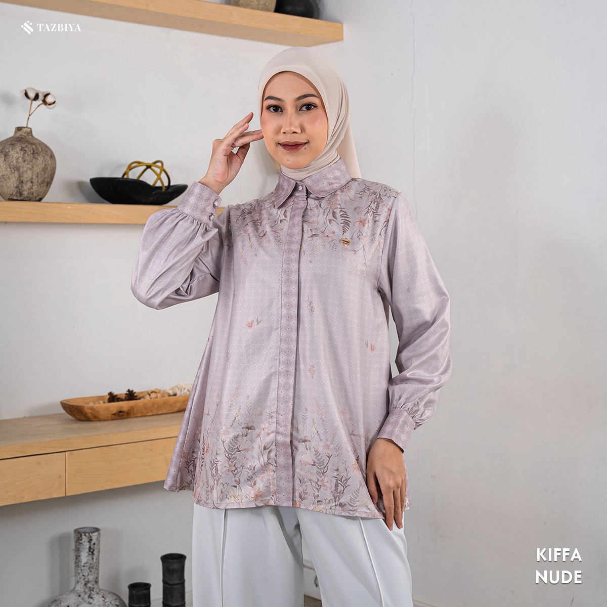 TAZBIYA BLOUSE KIFFA SERIES | BLOUSE PREMIUM | ATASAN WANITA