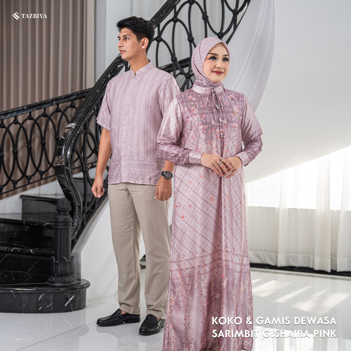 [PRE-ORDER] TAZBIYA SARIMBIT GISHAIRA SERIES | Baju Sarimbit Lebaran | Baju Sarimbit | Baju Sarimbit Keluarga | Sarimbit 2026